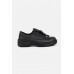 Black Leather Low Ankle Safety Shoes